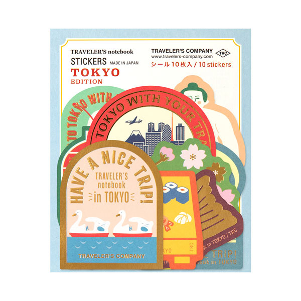 *完売*【数量限定】 トラベラーズノート/TRAVELER'S note book ［TOKYO EDITION］ステッカーセット デザインフィル 84807 [M便 1/30]