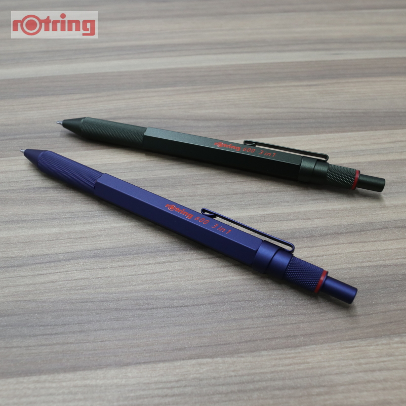 《ロットリング》rOtring 600　3 in 1 [シャープペン 0.5mm /ボールペンF ブラック・レッド］＜全２色＞ ロットリング 215936*［M便 1/30］