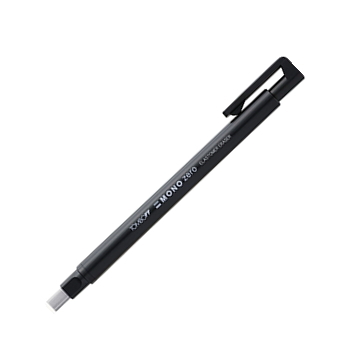 MONO  zero/モノゼロ   消しゴム  角型　ブラック　トンボ鉛筆　EH-KUS11