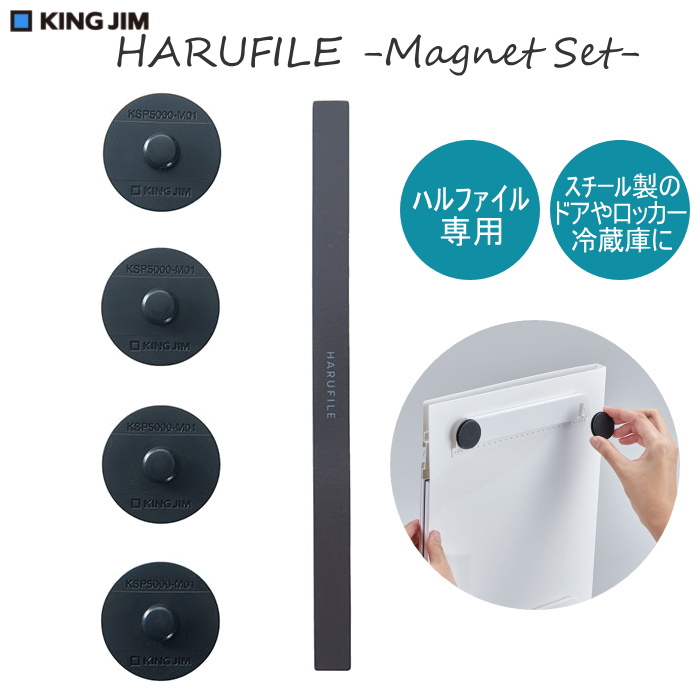 HARUFILE《ハルファイル》　専用 マグネットセット  キングジム KSP5000-M01