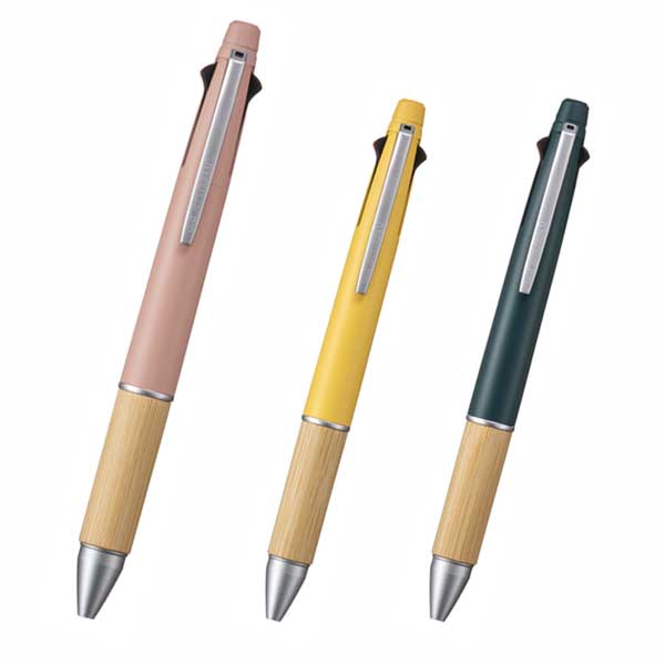 【数量限定】《JETSTREAM》ジェットストリーム 4＆1 BAMBOO [全3色] 4色ボールペン0.5mm+シャープ0.5mm 三菱鉛筆 30-MSXE5200B5 [M便 1/6]