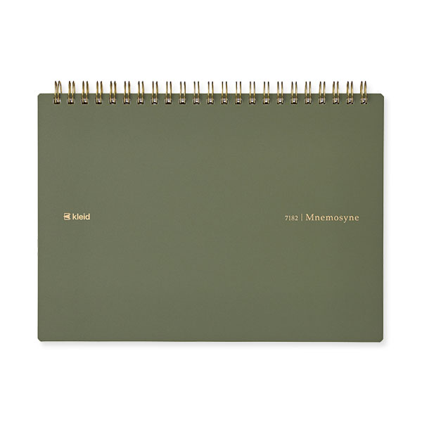 限定 Mnemosyne×kleid [A5W・Olive Drab] notebook kleid 7182 [M便 1/1]