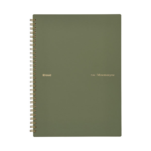 限定 Mnemosyne×kleid [B5・Olive Drab] notebook kleid 7194 [M便 1/1]
