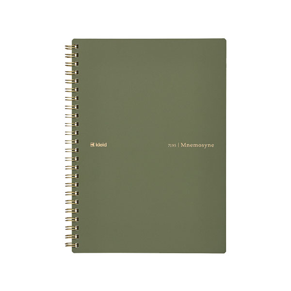 限定 Mnemosyne×kleid [A5・Olive Drab] notebook kleid 7195 [M便 1/1]