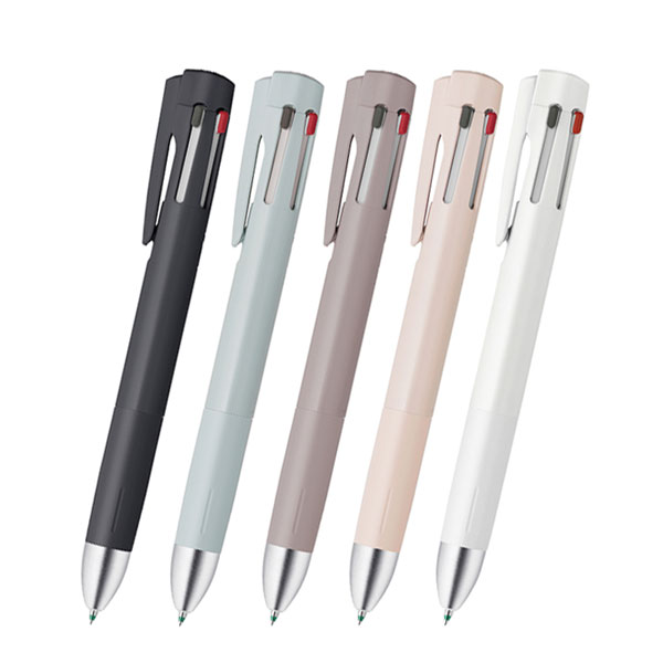 ブレン4+S《blen》4色ボールペン0.5mm＋シャープ0.5mm [全5色] エマルジョンボールペン(黒/赤/青/緑) ゼブラ B4SAS88 [M便 1/20]