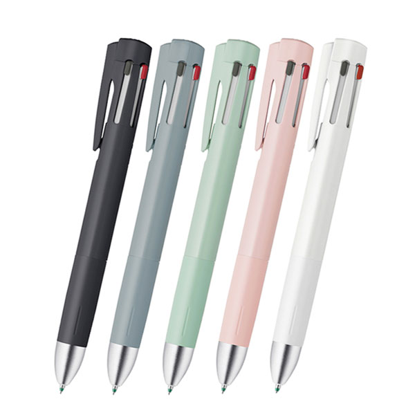 ブレン4+S《blen》4色ボールペン0.7mm＋シャープ0.5mm [全5色] エマルジョンボールペン(黒/赤/青/緑) ゼブラ B4SA88 [M便 1/20]