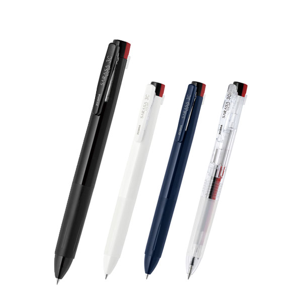 多色ボールペン SARASA CLIP 3C 0.5mm [全4色] ゼブラ J3J5- [M便 1/20]