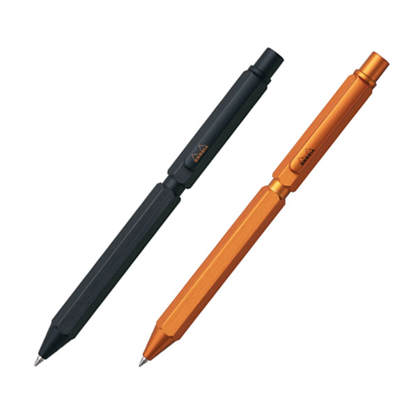 ロディア/RHODIAscRipt MULTI PEN 3in1 ブラック/オレンジ ボールペン(黒・赤)/シャープペン 0.5mm ロディア CF9342/9340