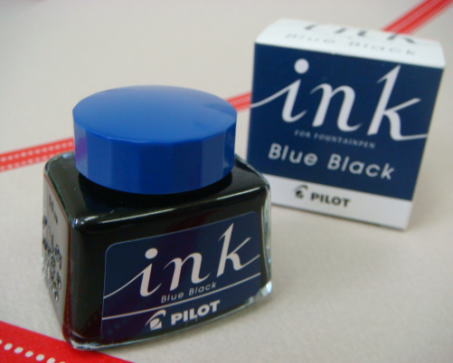 一般筆記用万年筆インキ（ボトルインク）ブルーブラック　PILOT（パイロット）　INK-30-BB   *ネコポス不可*